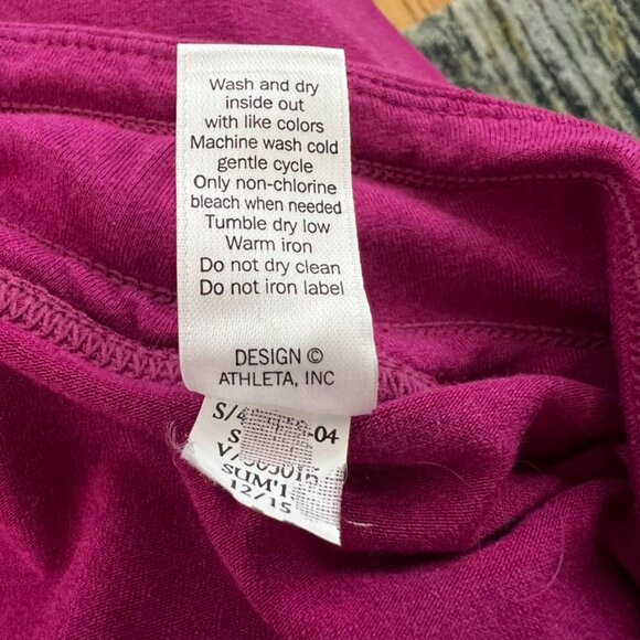 ATHLETA Beachcomber Midi Hi-Low Skirt Medium Cactus Flower Pink Athleisure - Picture 8 of 8